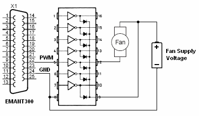 ULN2003 to EMANT300 Connection